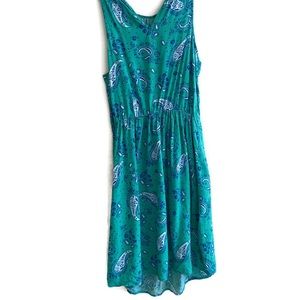 Old Navy floral dress with gathered waist size M